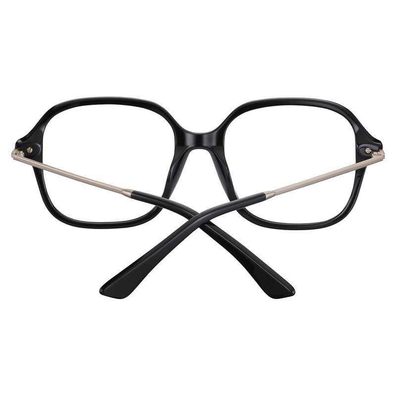 NANCIE OPTIC, Shiny Black Shiny Gold-Demo Lens, hi-res image number null